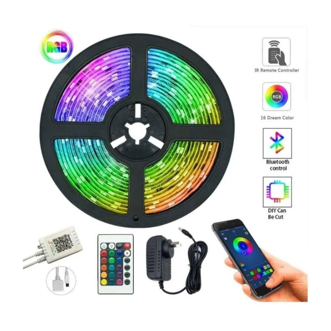 Cinta Luz Rgb Led Ritmica 5 Metros